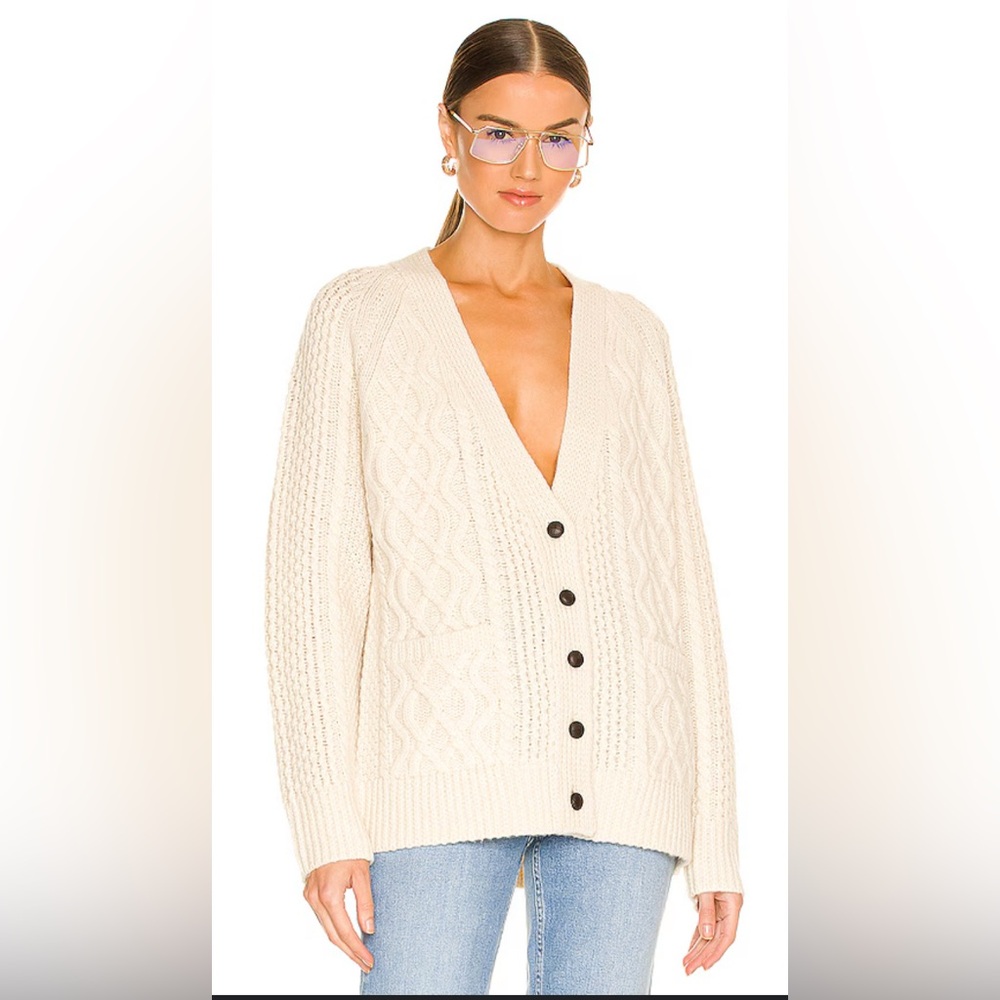 EUC Re/Done 90’s Cable Knit Oversized Cardigan